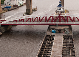 Swing Bridge Cable and Hose Protection